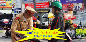 phạt không có bảo hiểm xe máy